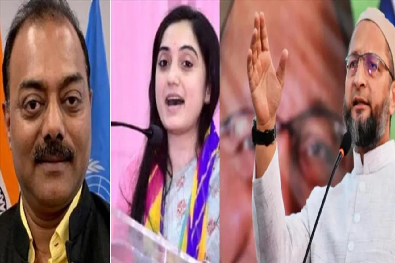 নূপুর শর্মা, নবীন জিন্দাল ও আসাদুদ্দিন ওয়েইসির বিরুদ্ধে FIR