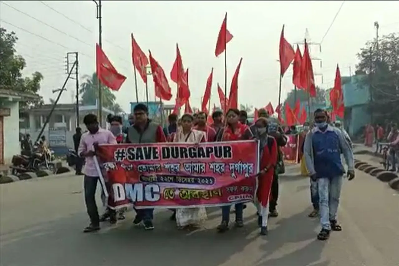 শিল্প ও কর্মসংস্থানের দাবিতে সিপিএমের পদযাত্রা