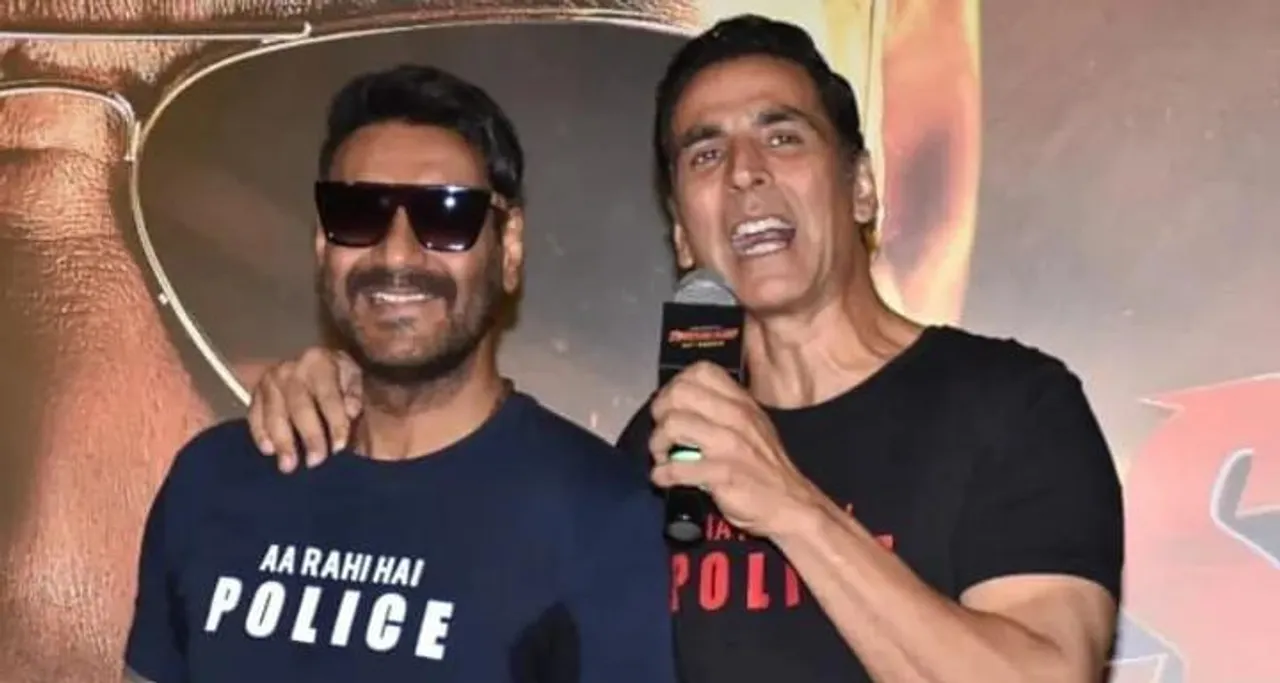 বলিউডে ৩০ বছর পূর্ণ করায় অক্ষয়কে অভিনন্দন জানালেন অজয় দেবগন