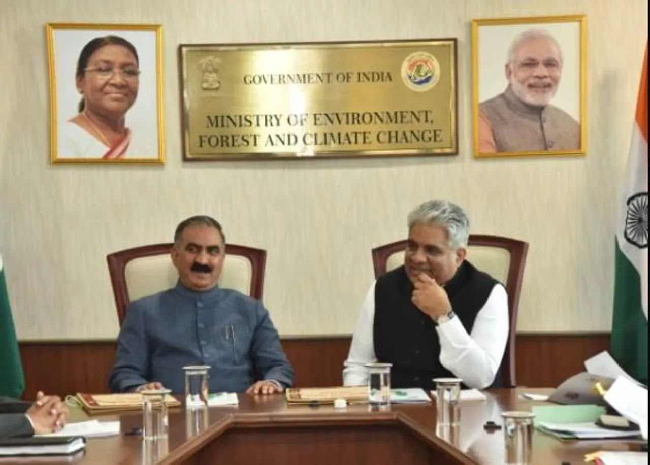 কেন্দ্রীয় মন্ত্রী ভূপেন্দ্র যাদবের সঙ্গে দেখা করলেন হিমাচল প্রদেশের মুখ্যমন্ত্রী