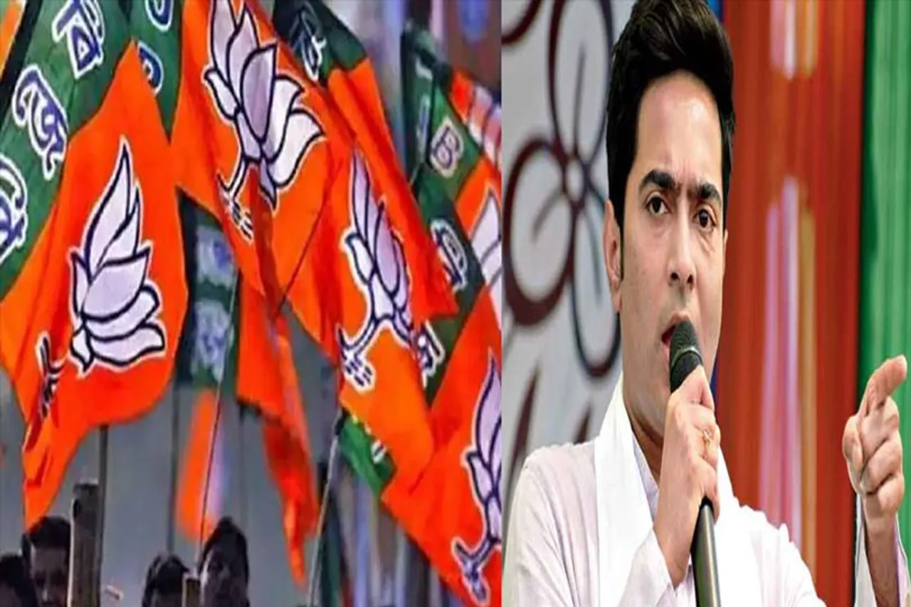 ফের ত্রিপুরায় অভিষেককে কালো পতাকা বিজেপির