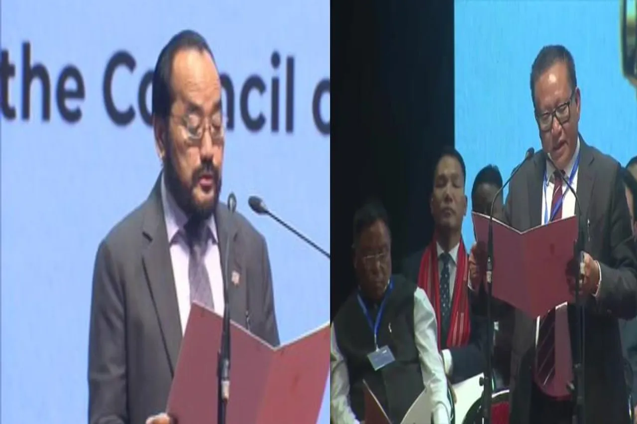 উপ-মুখ্যমন্ত্রী হিসেবে শপথ নিয়েছেন তাদিতুই রাংকাউ জেলিয়াং এবং ইয়ানথুনগো প্যাটন