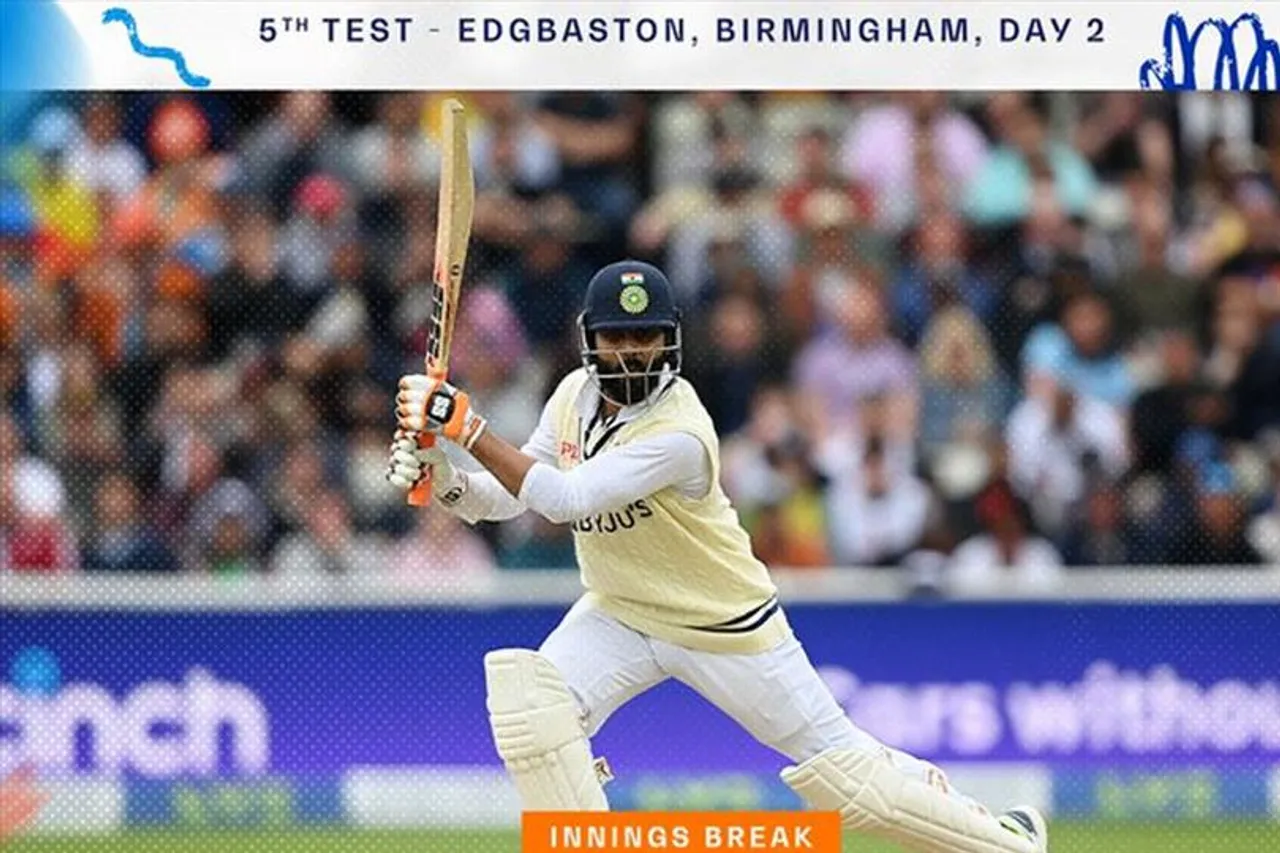 পন্থের পর জাদেজাও করলেন শতরান