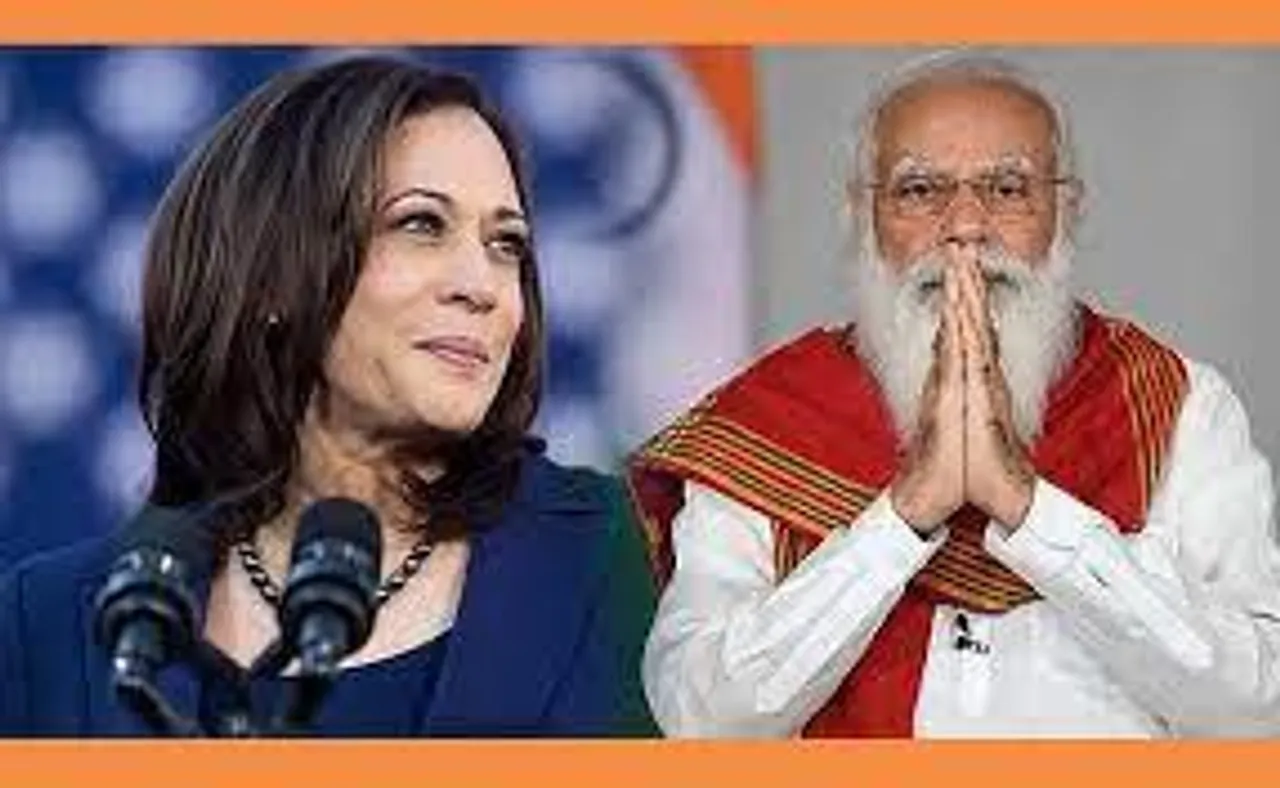 প্রথমবার মুখোমুখি হবেন মোদী-কমলা
