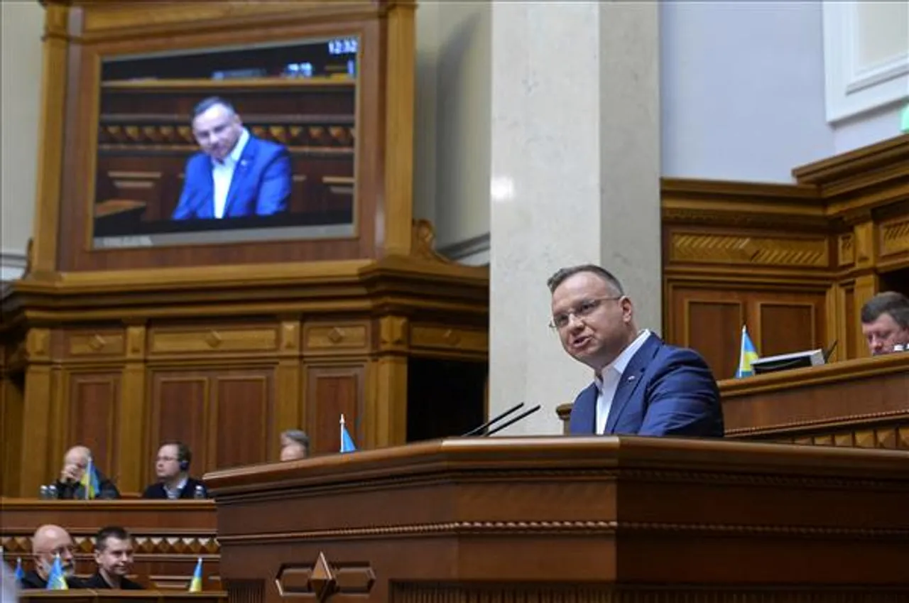 "মুক্ত বিশ্বে ইউক্রেনের মুখ আছে": পোলিশ প্রেসিডেন্ট