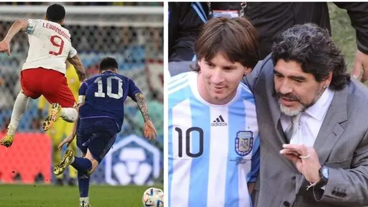 মারাদোনার রেকর্ড ভেঙে আবেগপ্রবণ মেসি