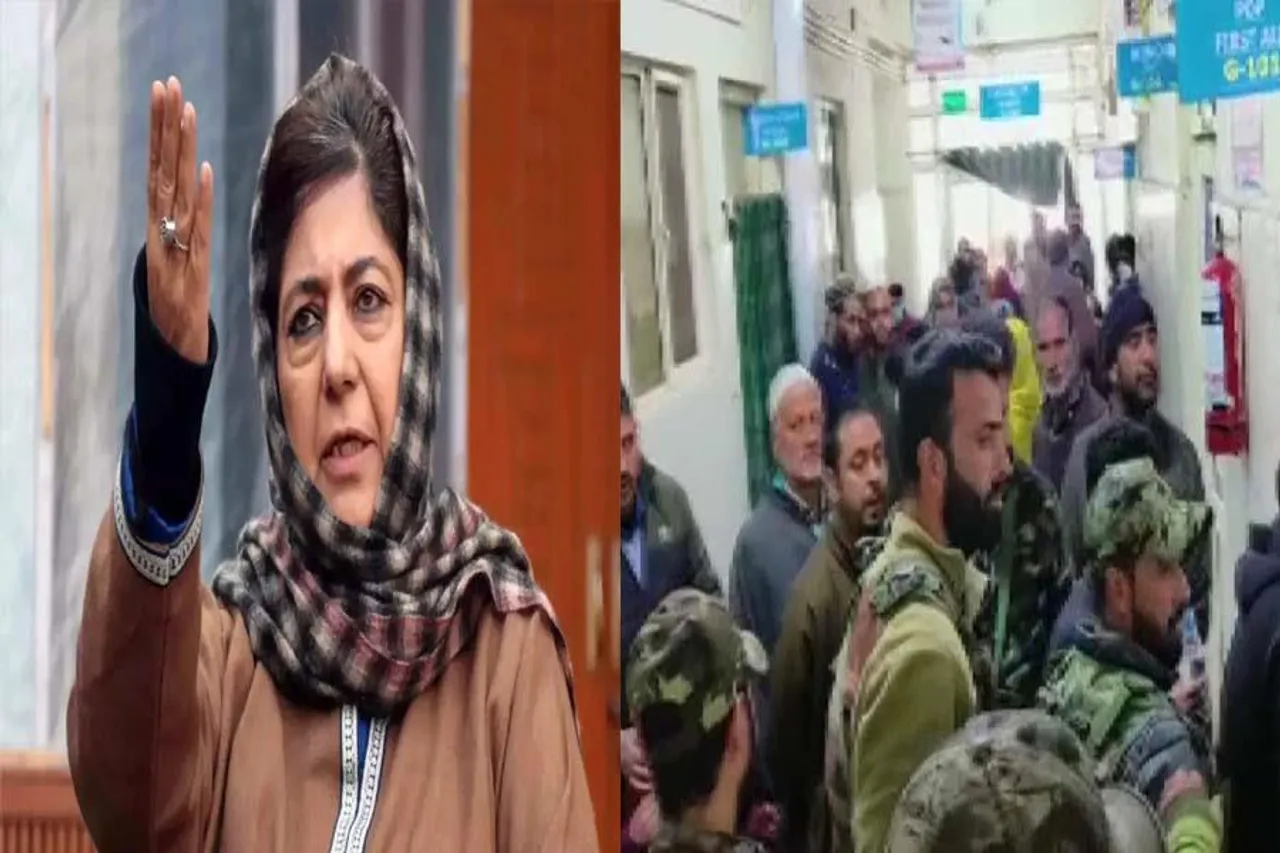 কাশ্মীরে টার্গেট কিলিং-এর জন্য কেন্দ্রকেই দায়ী করলেন মেহবুবা মুফতি