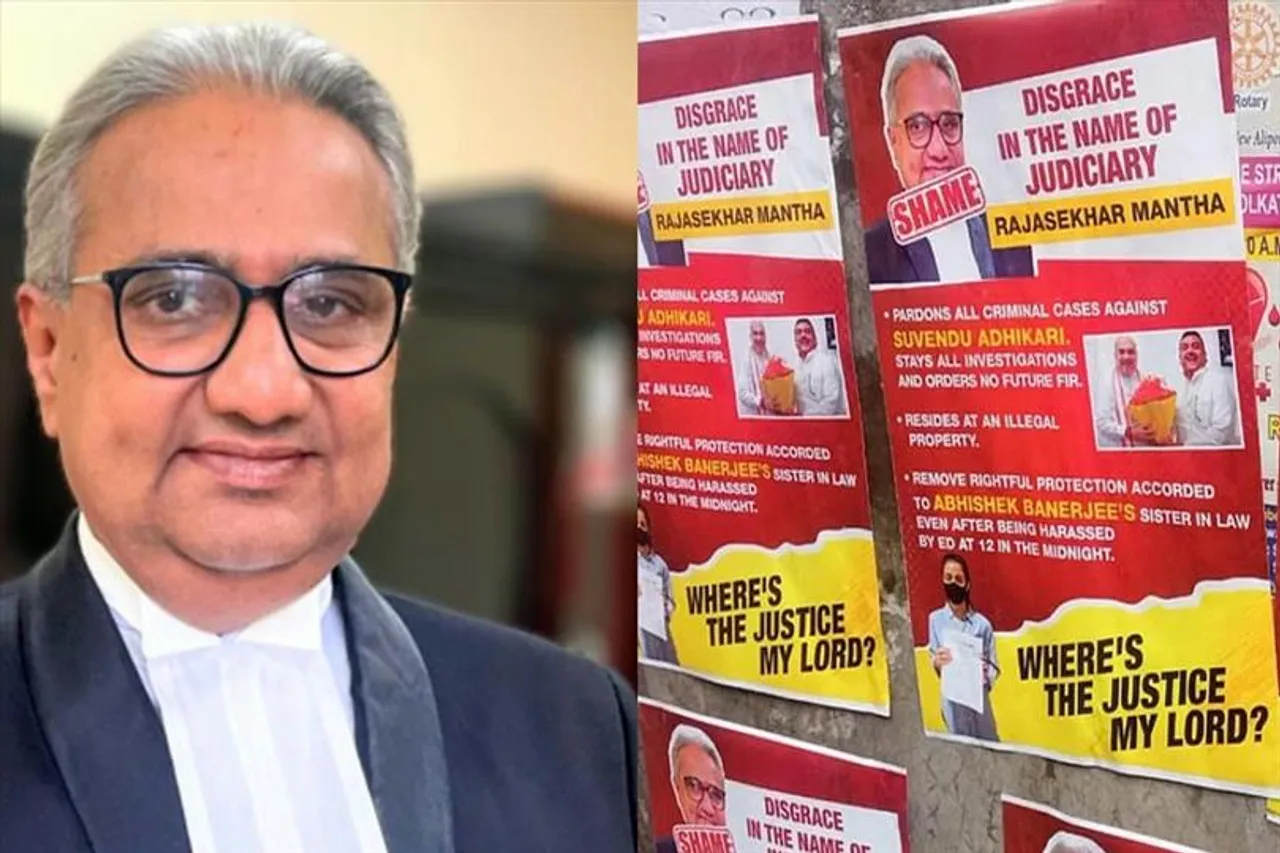 বিচারপতির নামে পোষ্টার কাণ্ডে এখনও অধরা দুষ্কৃতীরা, পথে বিশিষ্টরা