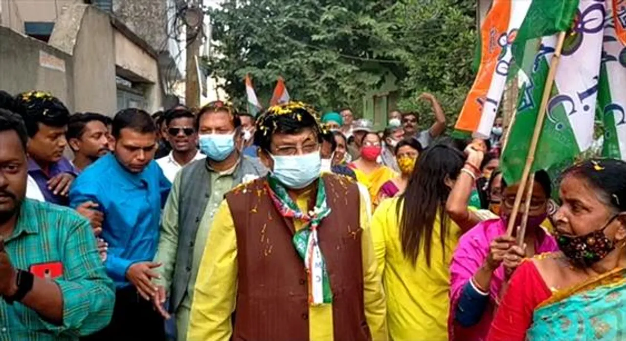 তমলুকে প্রচারে মন্ত্রী সৌমেন মহাপাত্র, দেখুন ভিডিও