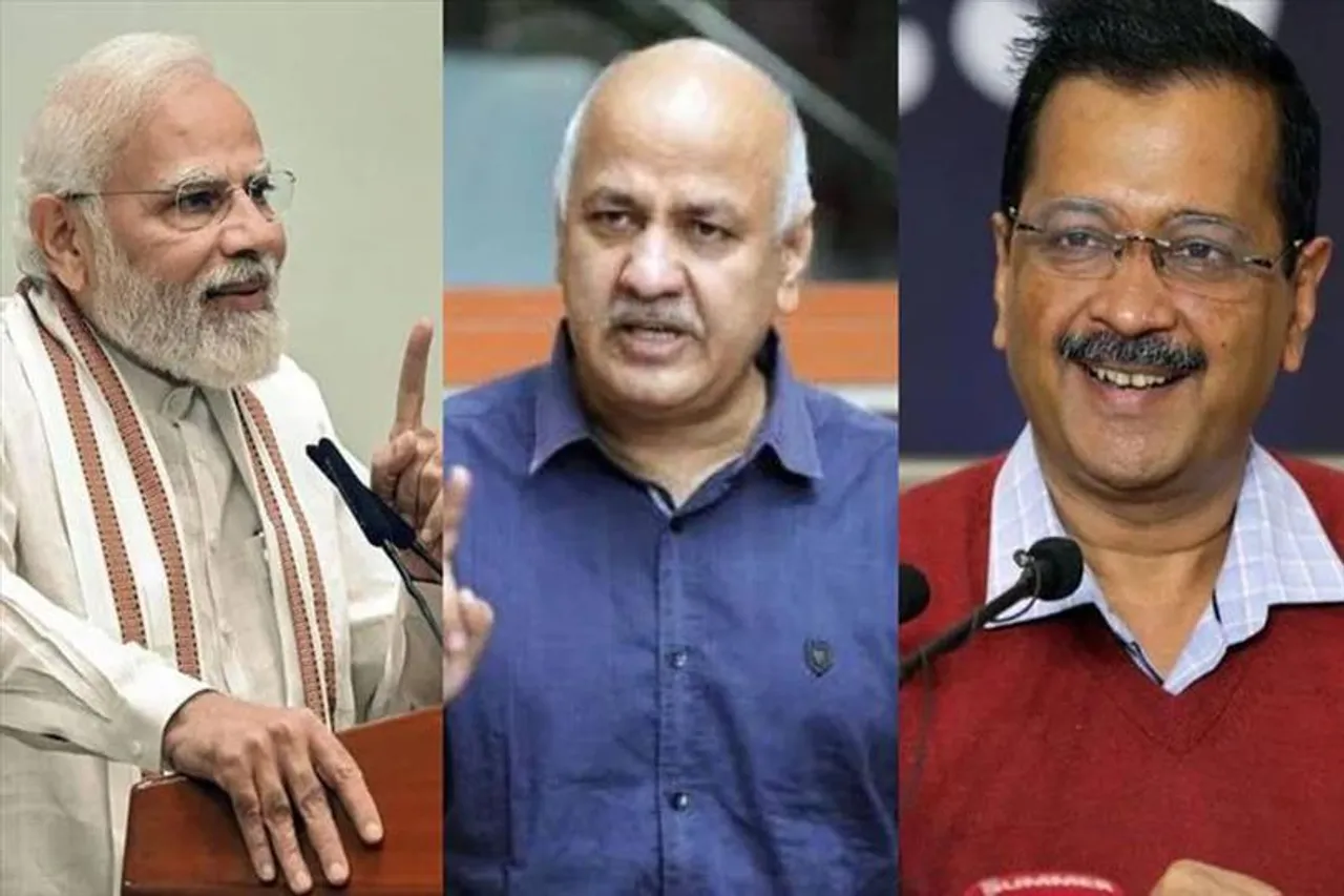 মনীশ সিসোদিয়াকে মদমন্ত্রী বলল বিজেপি