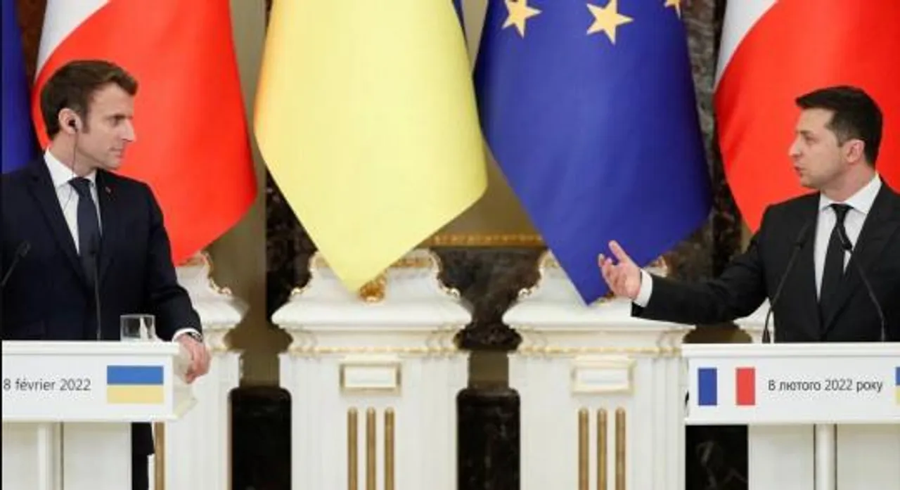 শীতের সময় ইউক্রেনকে পূর্ণ সহায়তার প্রতিশ্রুতি ম্যাক্রোঁ-র