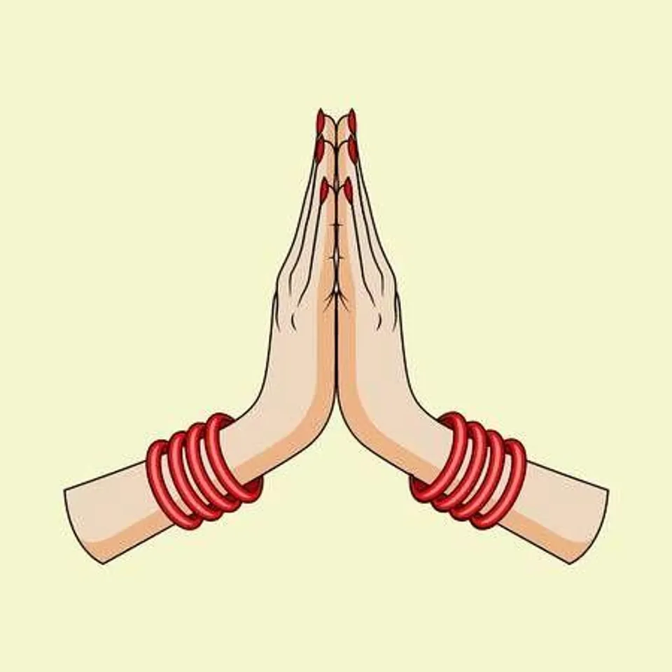 বিজয়াতে কোলাকুলির বদলে এবারে হাতজোড়