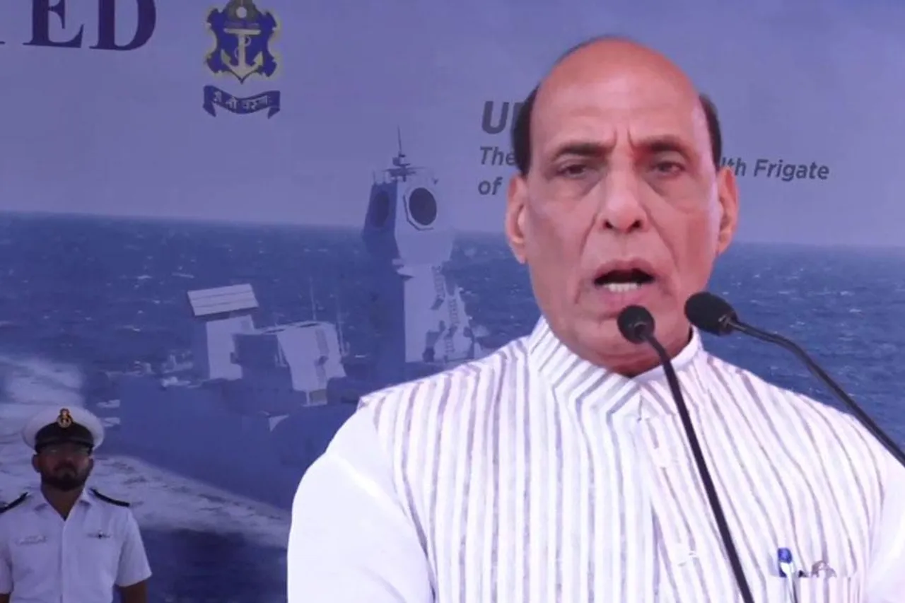 নৌবাহিনীর যুদ্ধজাহাজ উদ্বোধনের পর কী বললেন রাজনাথ সিং?
