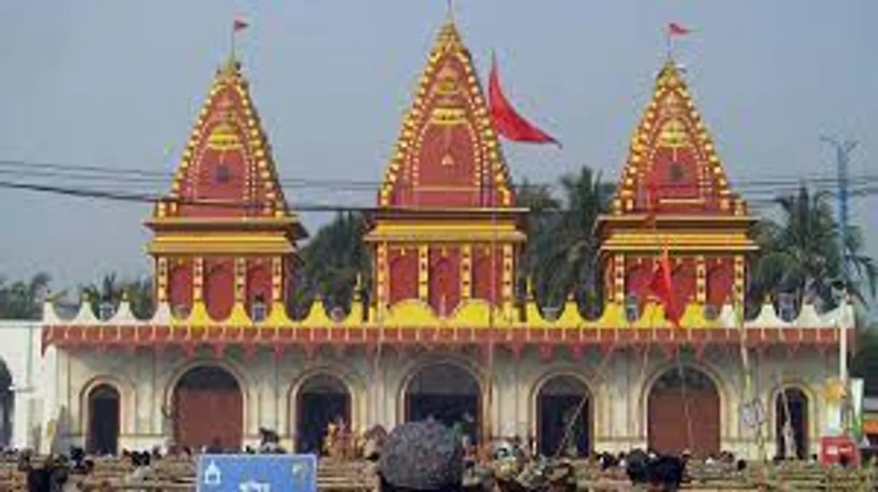 জলমগ্ন গঙ্গাসাগরের কপিলমুনির আশ্রম