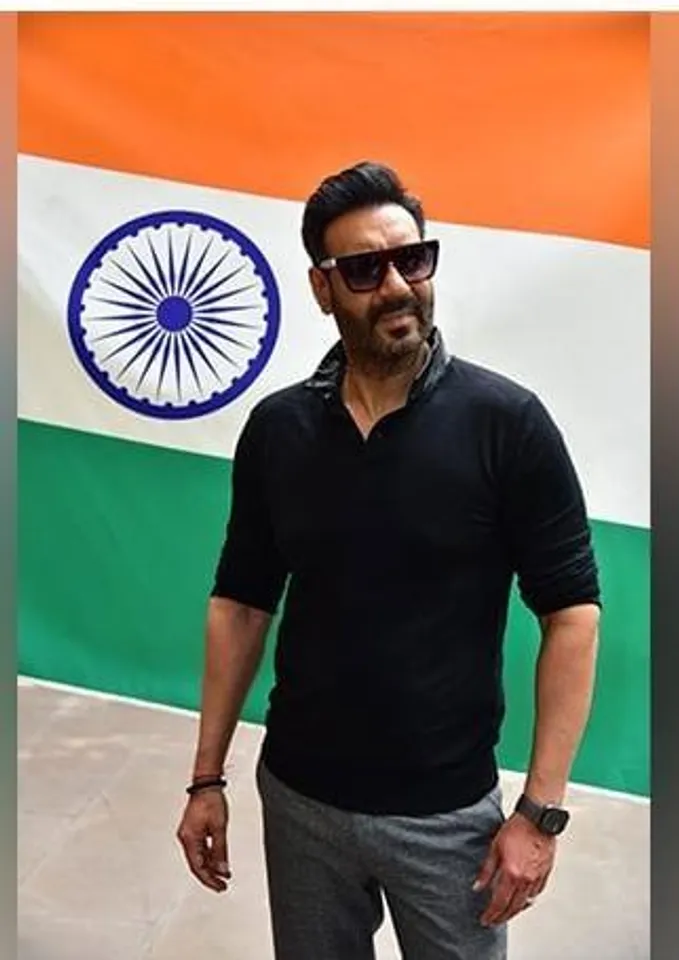 ভোলার শুটিং শেষে এক স্টাইলিশ অবতারে অজয় ​​দেবগন