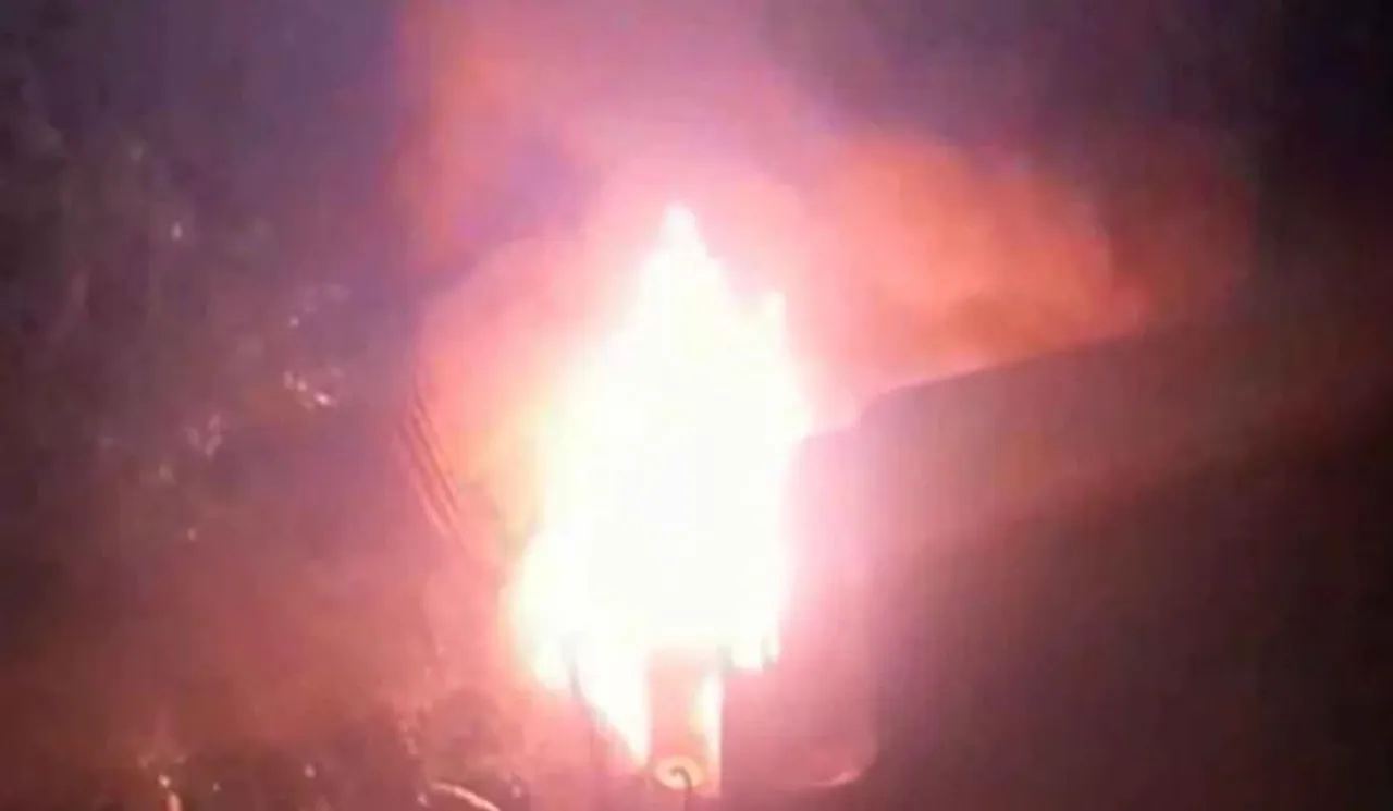 গ্যাস সিলিন্ডার ফেটে ভয়াবহ আগুন, অগ্নিদগ্ধ হয়ে মৃত্যু বৃদ্ধার