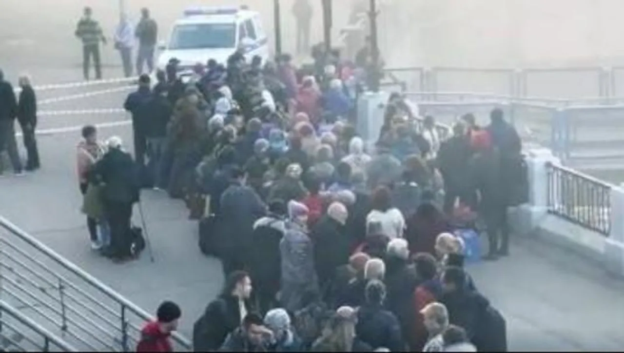 দলে দলে খেরসন ছেড়ে যাচ্ছে মানুষ