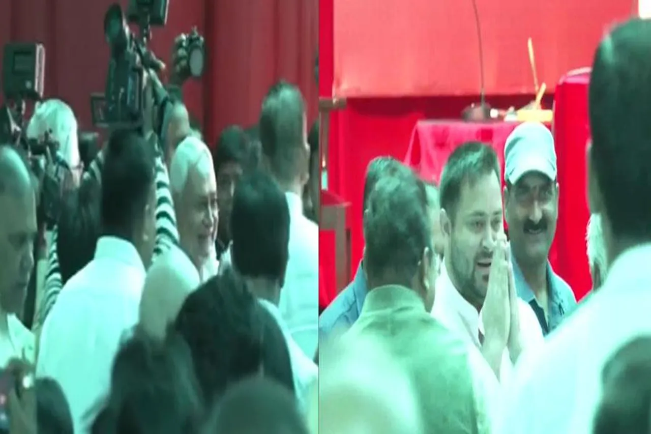 রাজভবনে নীতীশ-তেজস্বী