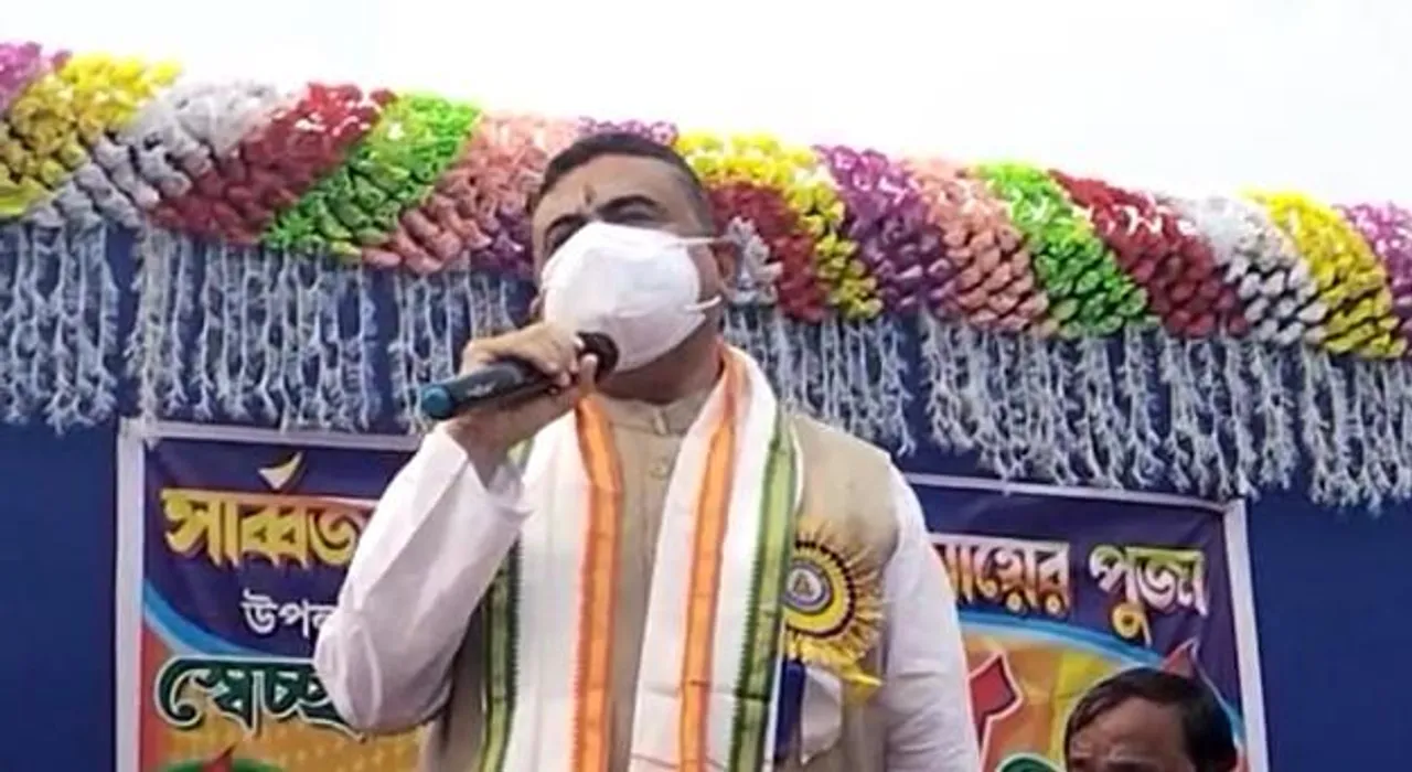 নন্দীগ্রামে মন্দির উদ্বোধন করলেন শুভেন্দু অধিকারী
