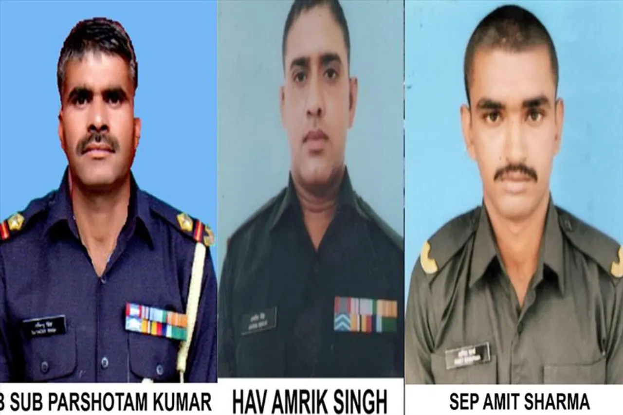 কাশ্মীরে মৃত সেনা জওয়ানদের নাম জানা গেল
