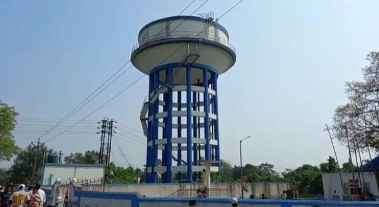 জলের ট্যাঙ্কের শুভ উদ্বোধন