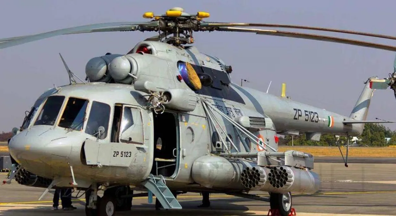 ভেঙে পড়া কপ্টার রাশিয়ার তৈরি