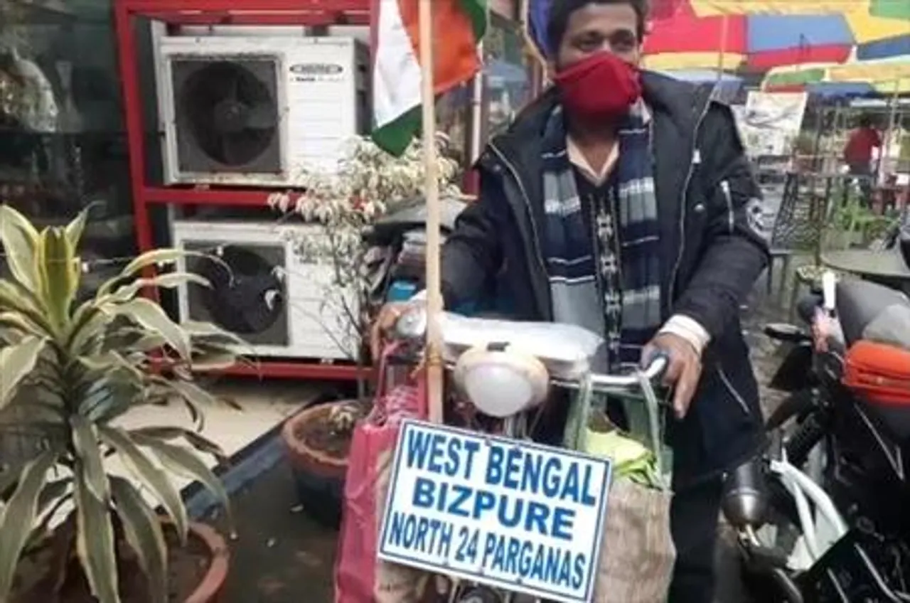 সাইকেলে ভারত ভ্রমণ! দেখুন ভিডিও