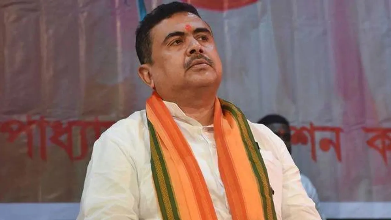 হাজরায় বিক্ষোভের মুখে শুভেন্দু