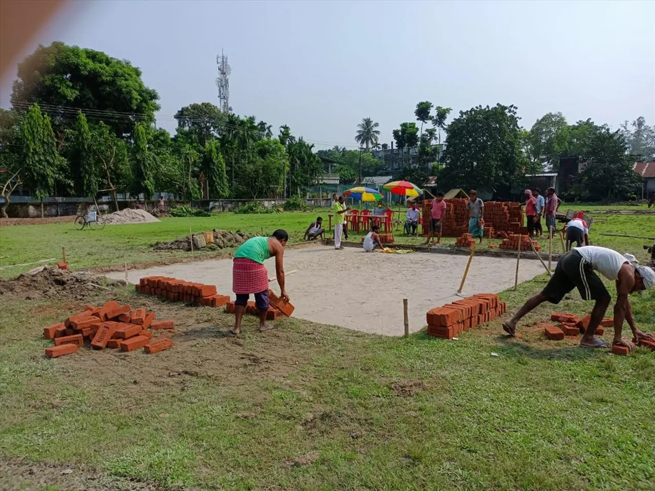 যুবরাজের প্রচার সভা কে কেন্দ্র করে প্রস্তুতি তুঙ্গে দিনহাটায়