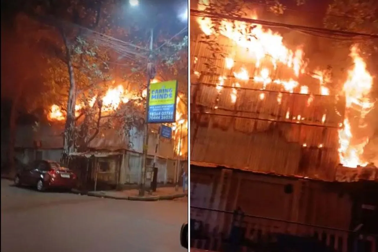 ভবানীপুরে সুইমিং ক্লাবে ভয়াবহ আগুন