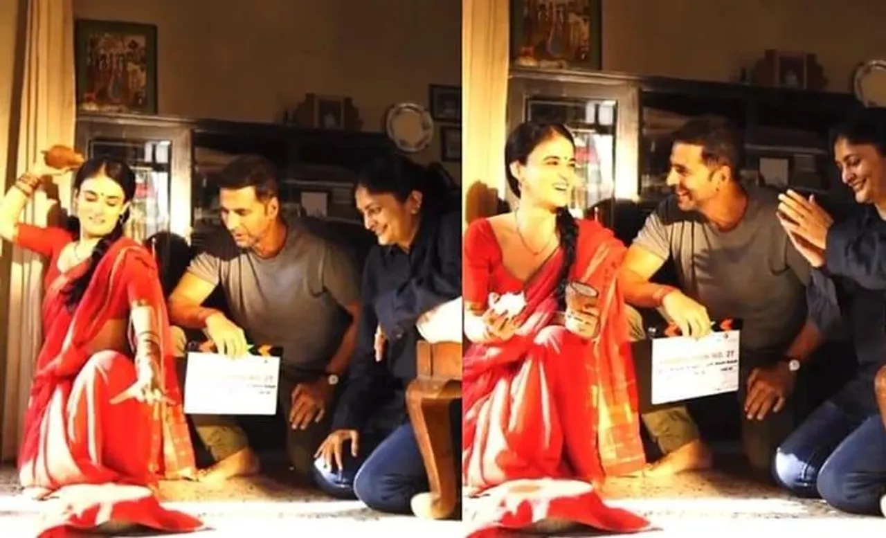 রাধিকা মদন এর সঙ্গে ছবির শুটিং শুরু করেলেন অক্ষয় কুমার