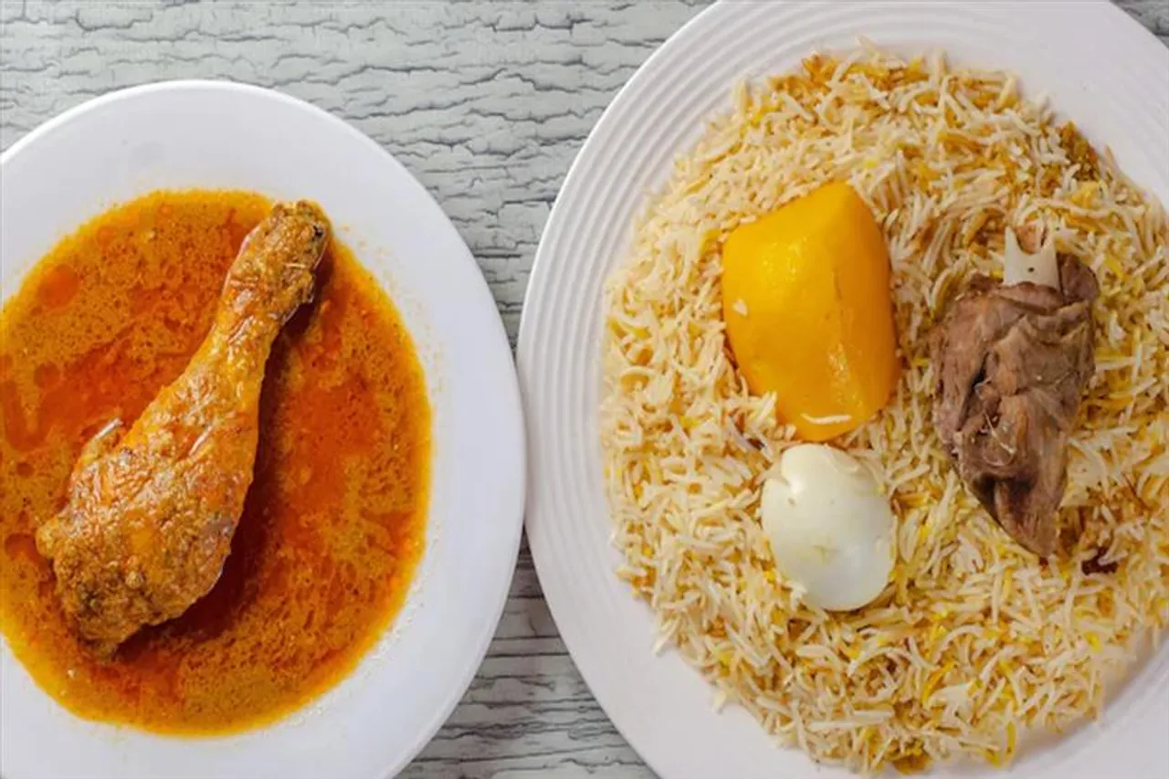 বিরিয়ানি খাইয়ে ভোট পাওয়ার চেষ্টা বিজেপির!