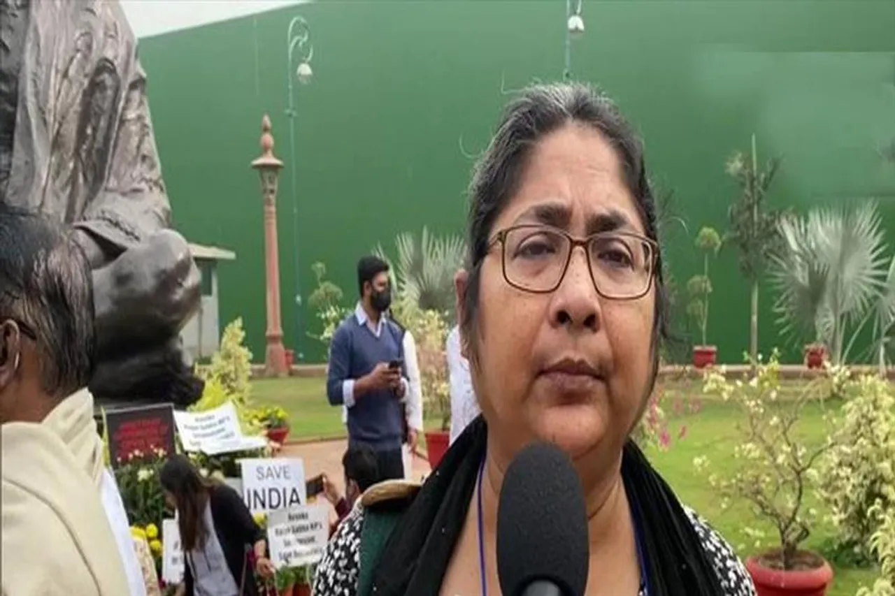 ন্যায় না হওয়া অবধি চলবে ধর্না, হুঙ্কার তৃণমূল সাংসদের