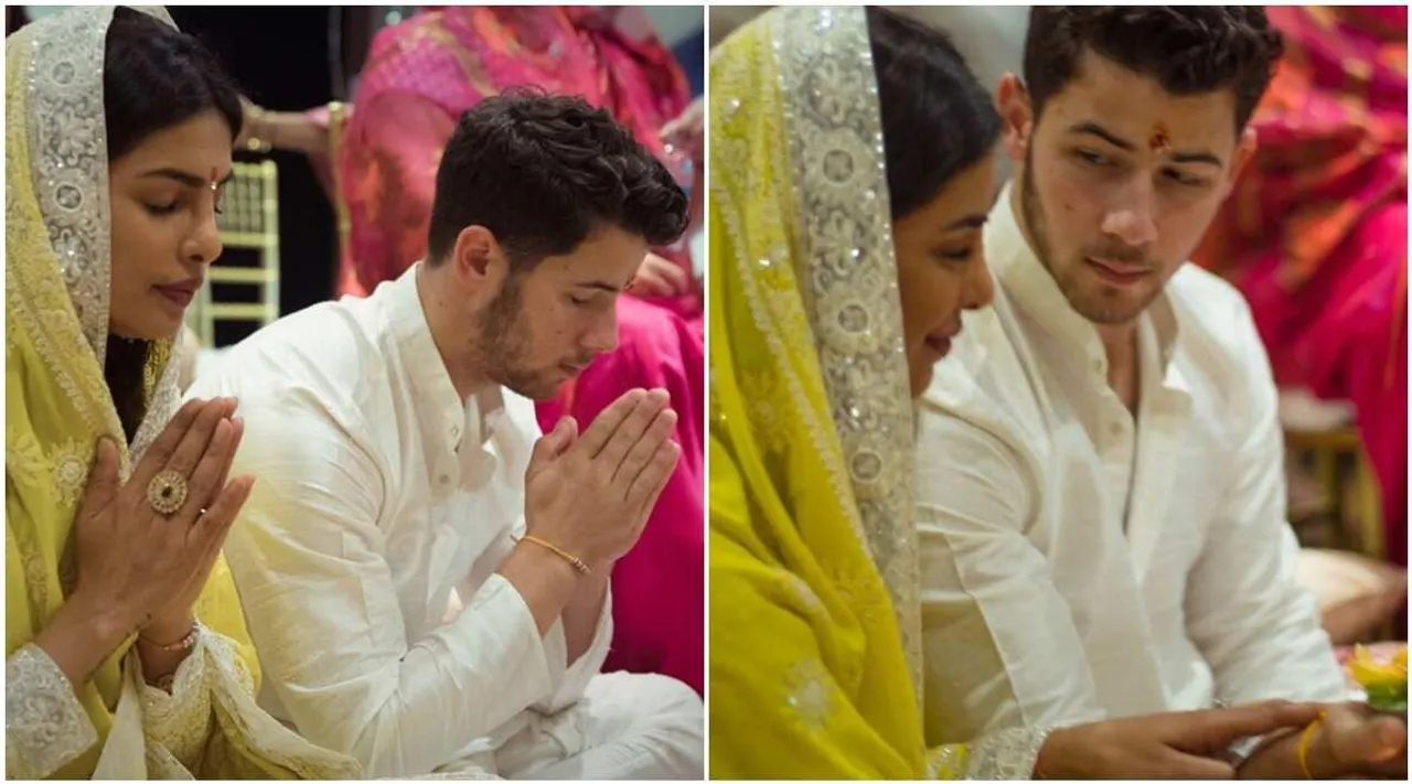 লস অ্যাঞ্জেলেসে শিবের আরাধনায় মাতলেন প্রিয়াঙ্কা ও নিক