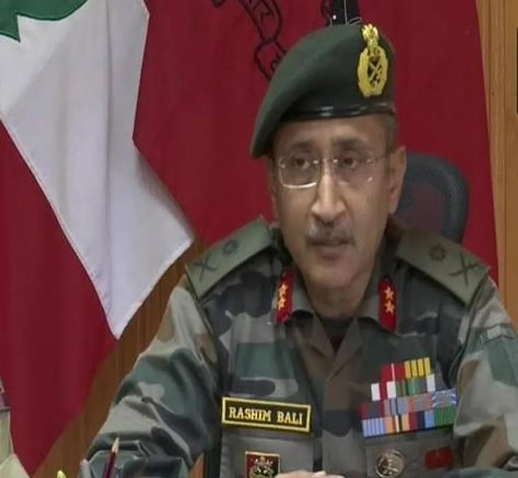 লেহ 'ফায়ার অ্যান্ড ফিউরি' ইউনিটের পরবর্তী  কর্পস কমান্ডার হবেন লেফটেন্যান্ট জেনারেল রাশিম বালি