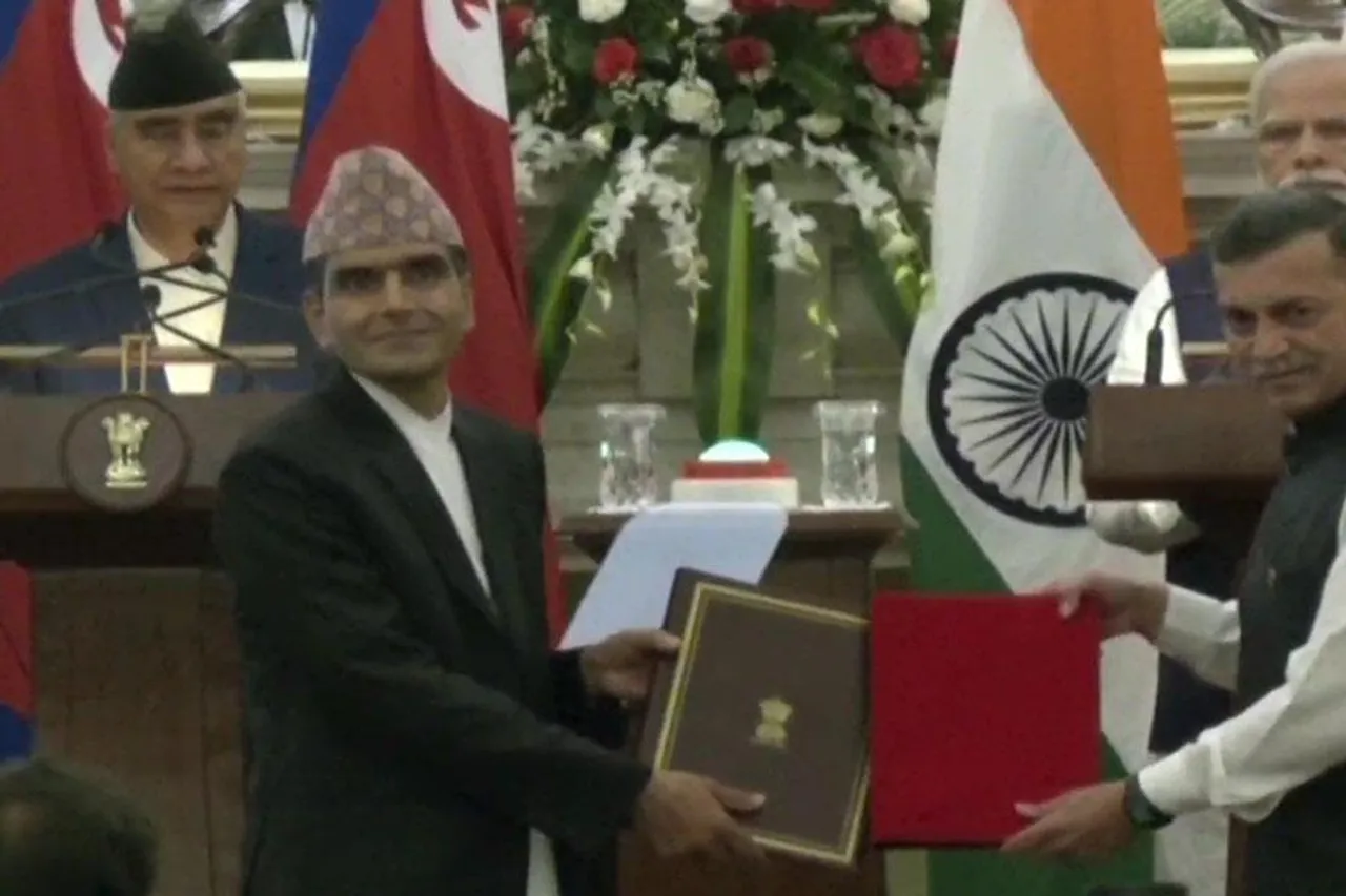 ভারত ও নেপালের মধ্যে স্বাক্ষর হল মৌ