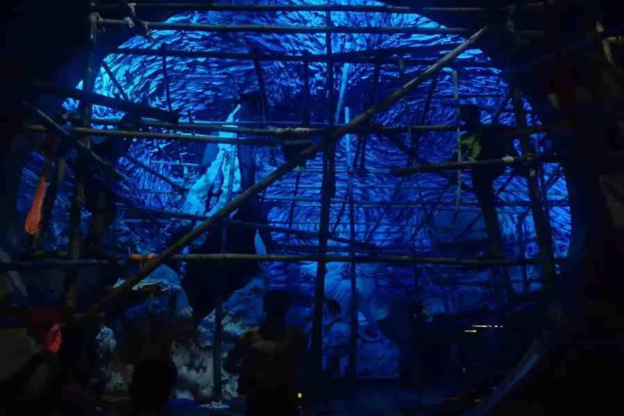 একদম ভিন্ন ধারার ভাবনায় হিন্দুস্তান পার্ক সার্বজনীন