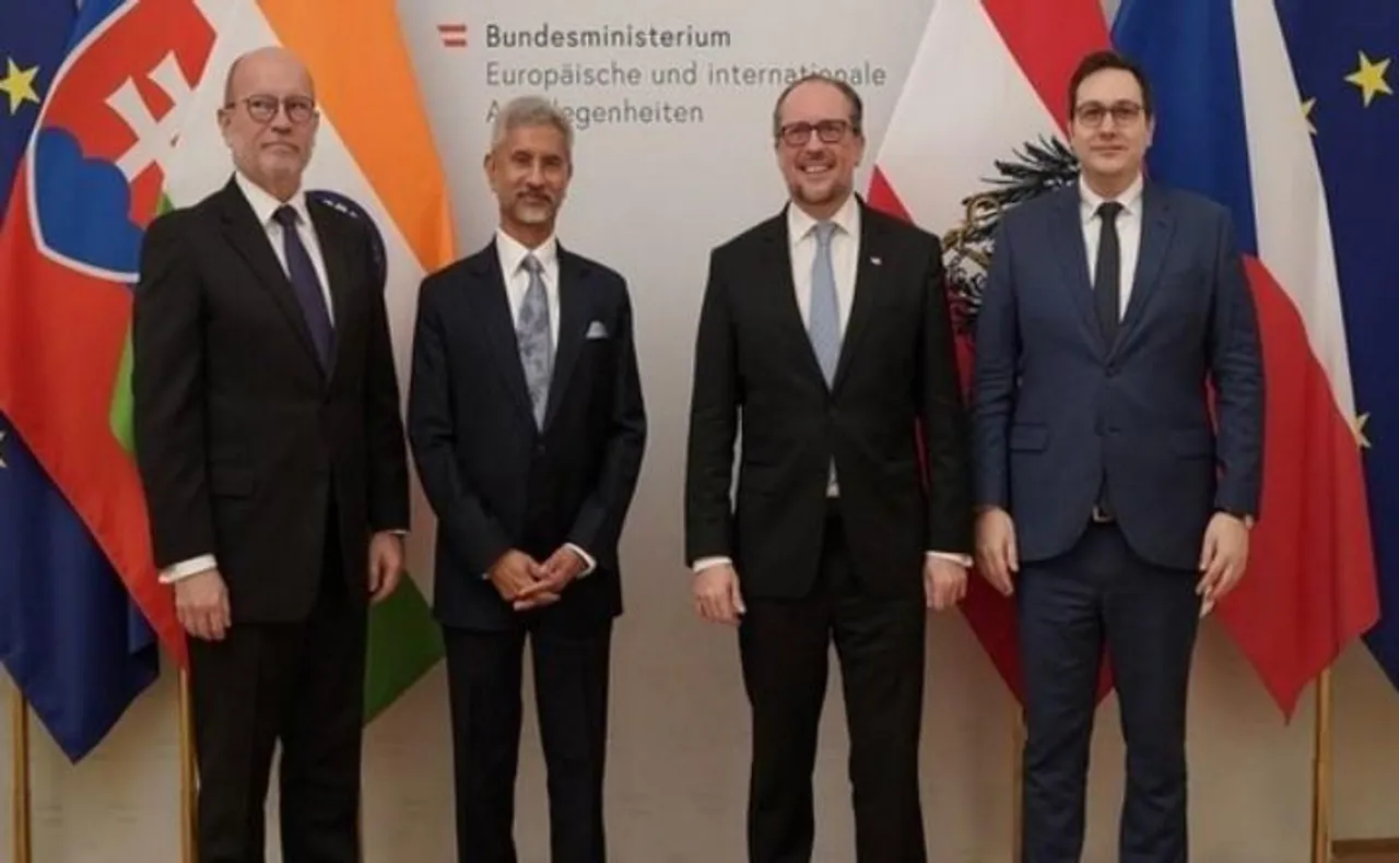 জয়শঙ্কর অস্ট্রিয়া, চেক, স্লোভাক প্রজাতন্ত্রের সহযোগীদের সঙ্গে স্লাভকভ ফর্ম্যাটে বৈঠক করেছেন