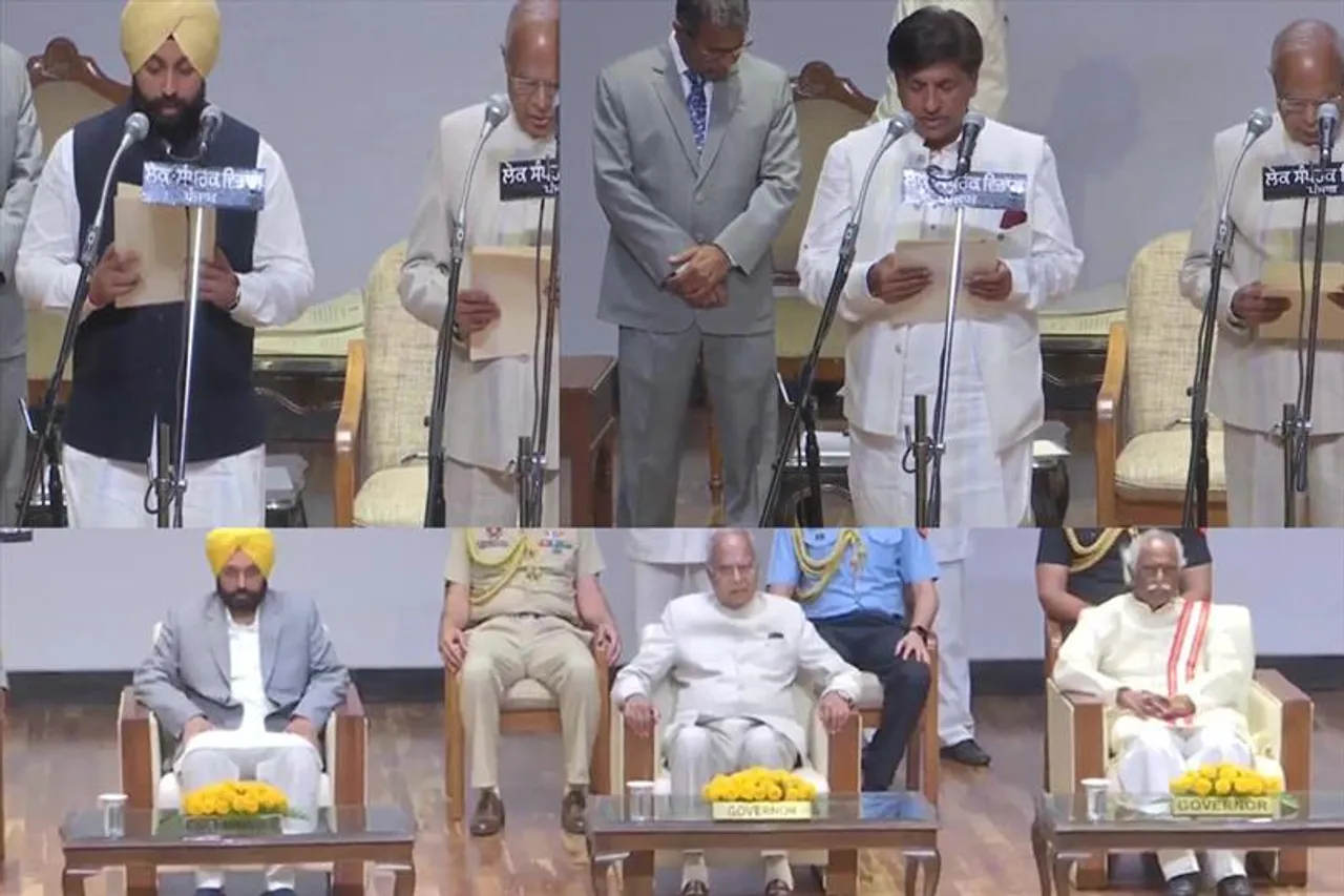 মন্ত্রীসভায় শপথ নিলেন ব্রহ্ম শঙ্কর জিম্পা ও হরজোত সিং বেন্স