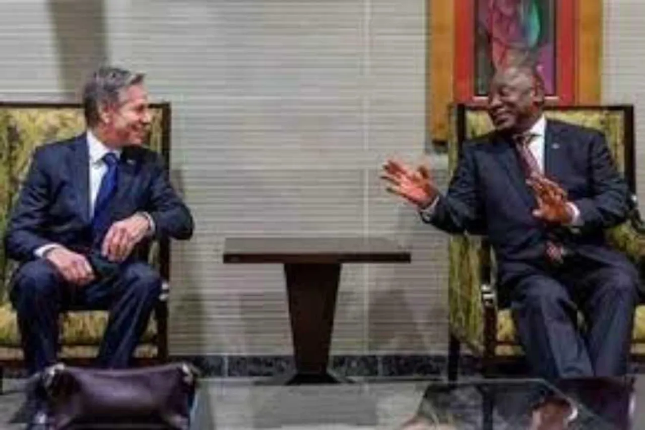 রাষ্ট্রপতির সঙ্গে দেখা করলেন ব্লিঙ্কেন