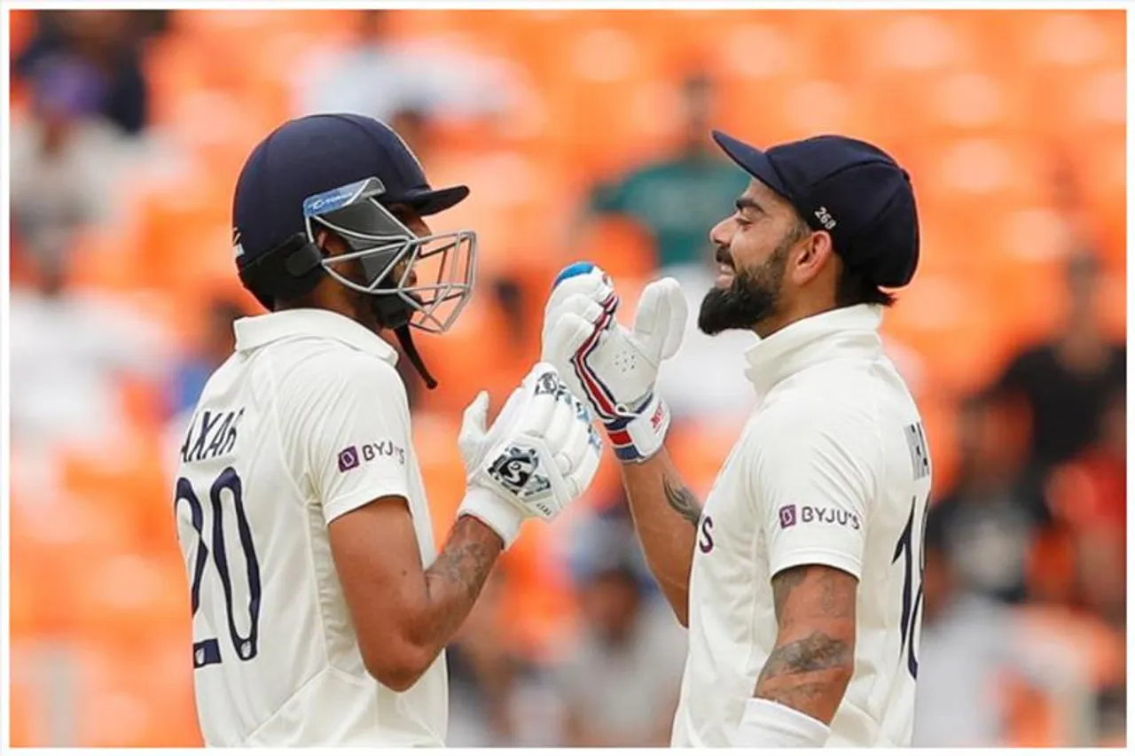 গুরু বিরাটের সঙ্গে অক্ষর, আহমেদাবাদে খাবি খাচ্ছে অস্ট্রেলিয়া