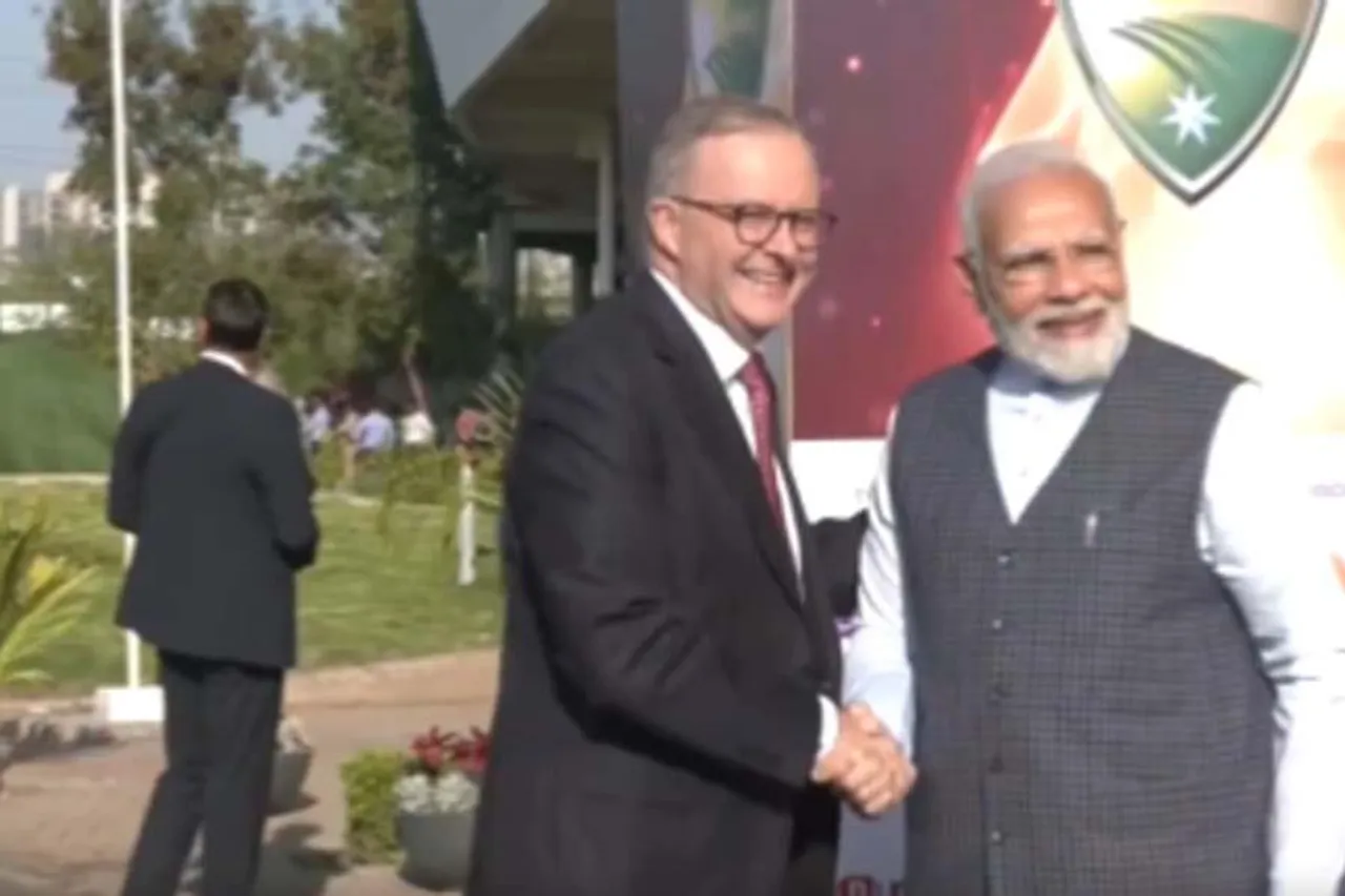 বর্ডার-গাভাস্কার ট্রফি ২০২৩:  নরেন্দ্র মোদী স্টেডিয়ামে হাজির দুই প্রধানমন্ত্রী