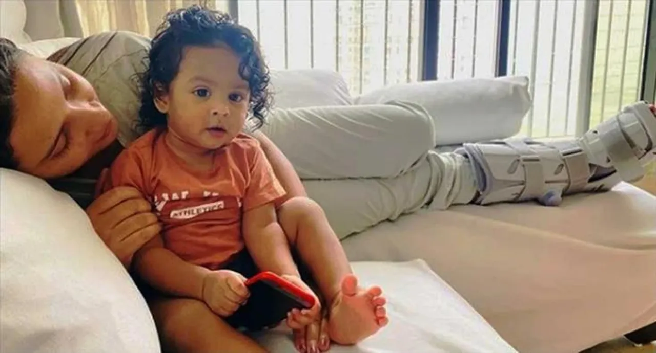 অসুস্থ মা-এর যত্ন নিচ্ছে ছোট্ট ইউভান!