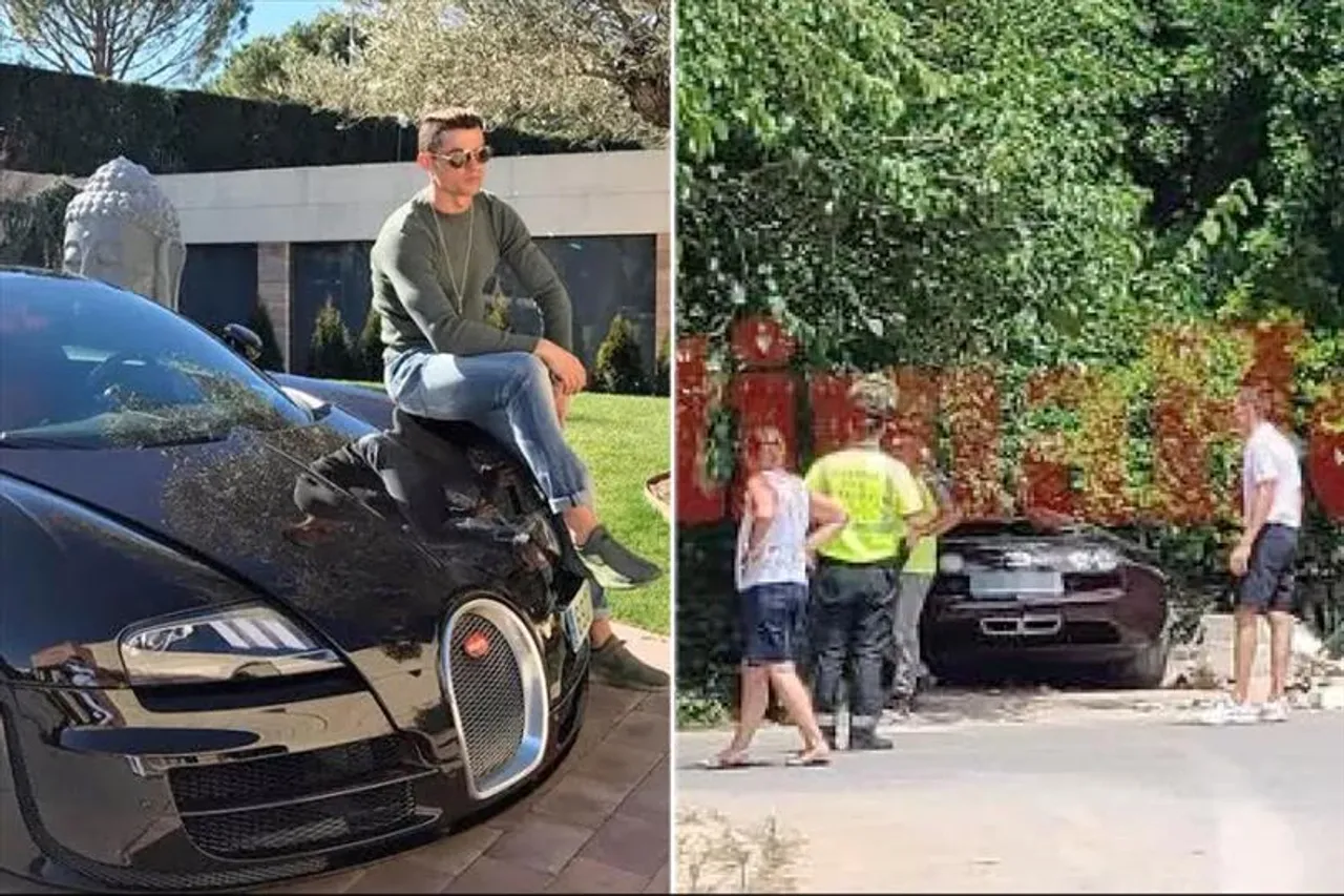 দুর্ঘটনার কবলে রোনাল্ডোর সুপার কার