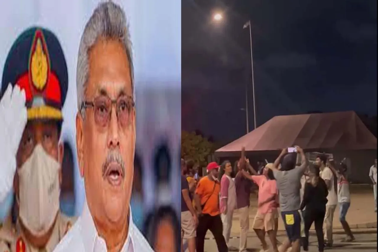 রাষ্ট্রপতির পদত্যাগে আনন্দ নৃত্যে মাতলেন শ্রীলঙ্কাবাসী- দেখুন ভিডিও