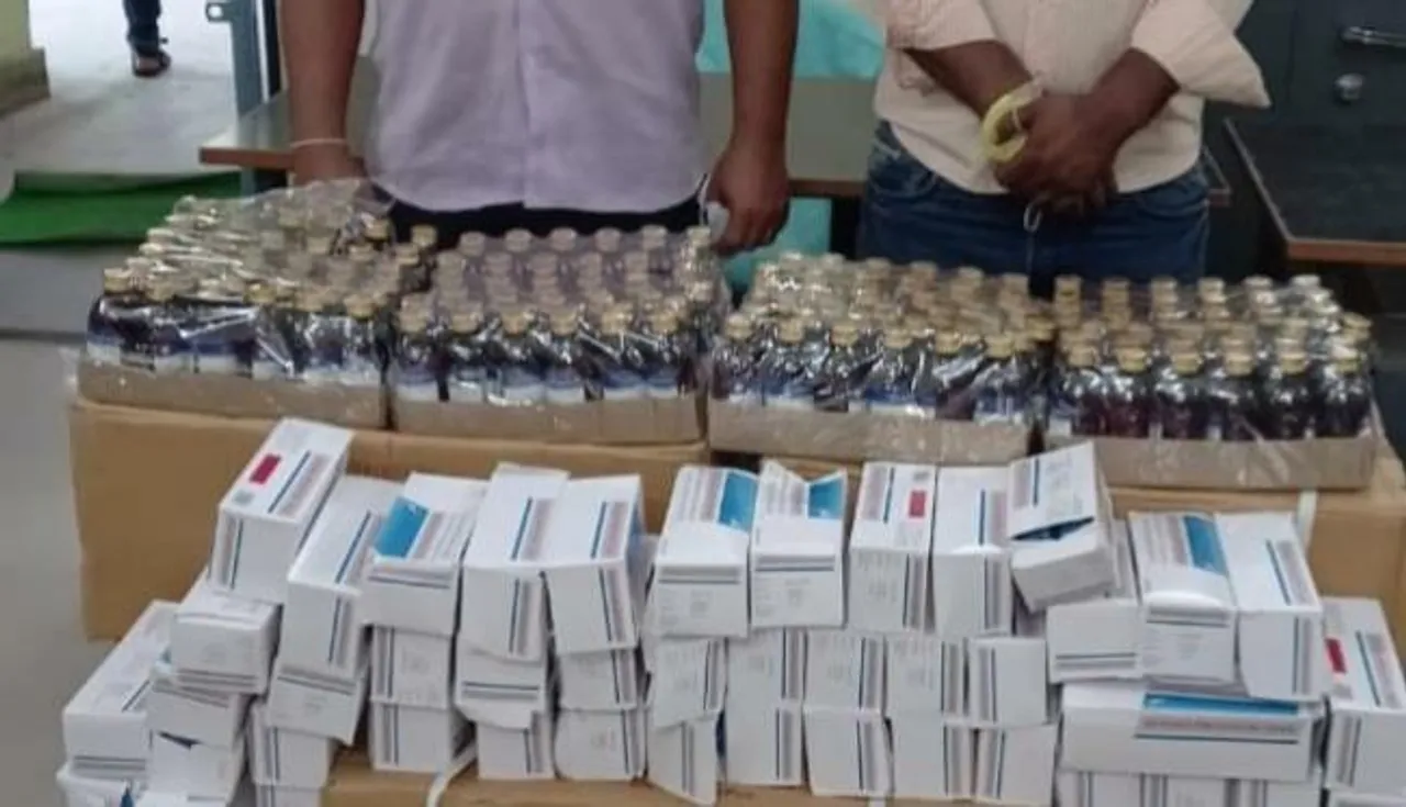 শিলিগুড়ি থেকে উদ্ধার কাফ সিরাপ ও মাদক ট্যাবলেট, গ্রেফতার ২