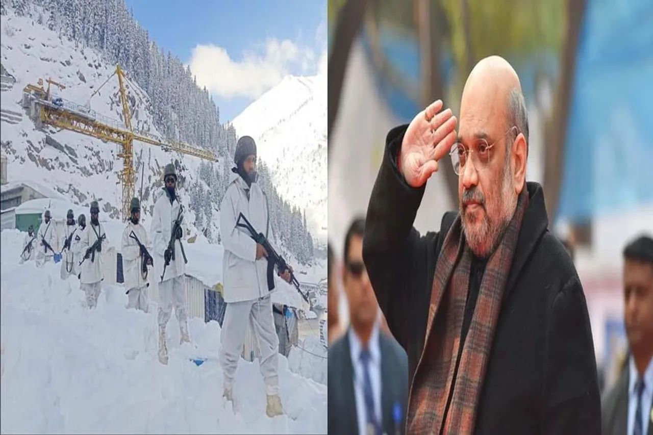 প্রতিষ্ঠা দিবসে CISF কর্মীদের কুর্নিশ অমিত শাহের