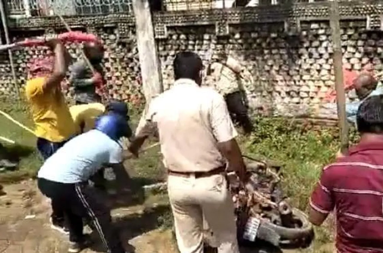 সিপিআইএমের কর্মসূচীতে হামলা