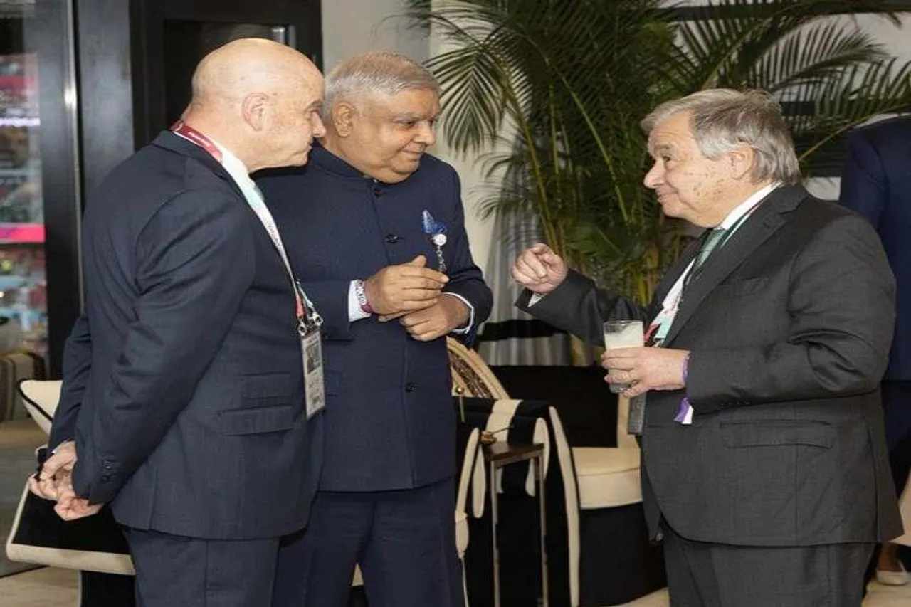 ফিফার সভাপতির সঙ্গে সাক্ষাৎ করলেন জগদীপ ধনকর