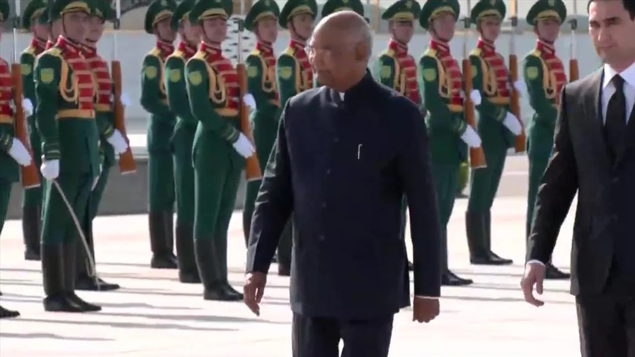 গার্ড অব অনার পেলেন রাষ্ট্রপতি কোবিন্দ